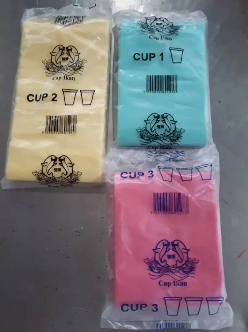 T-shape bag and cup bag sample