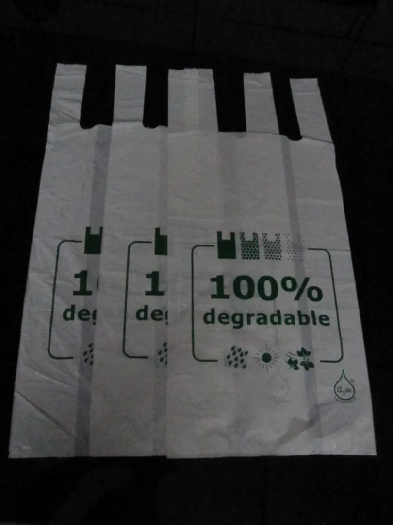 OXO biodegradable plastic bag sample