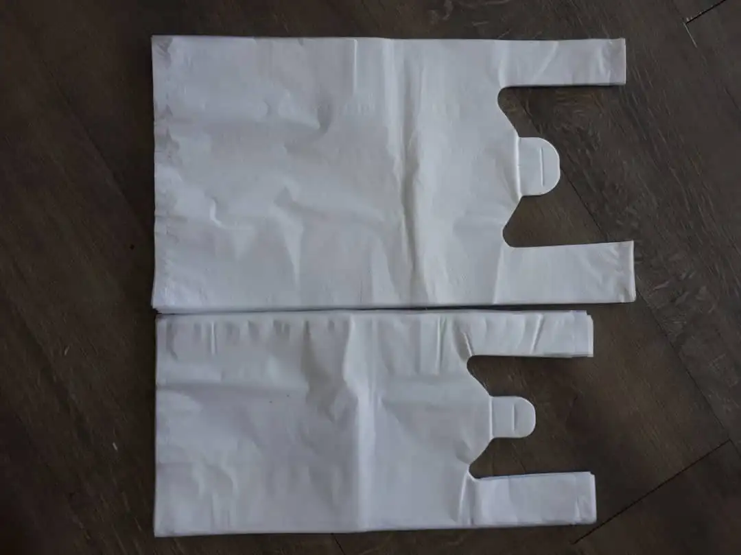 HDPE T-shirt carrier bag sample